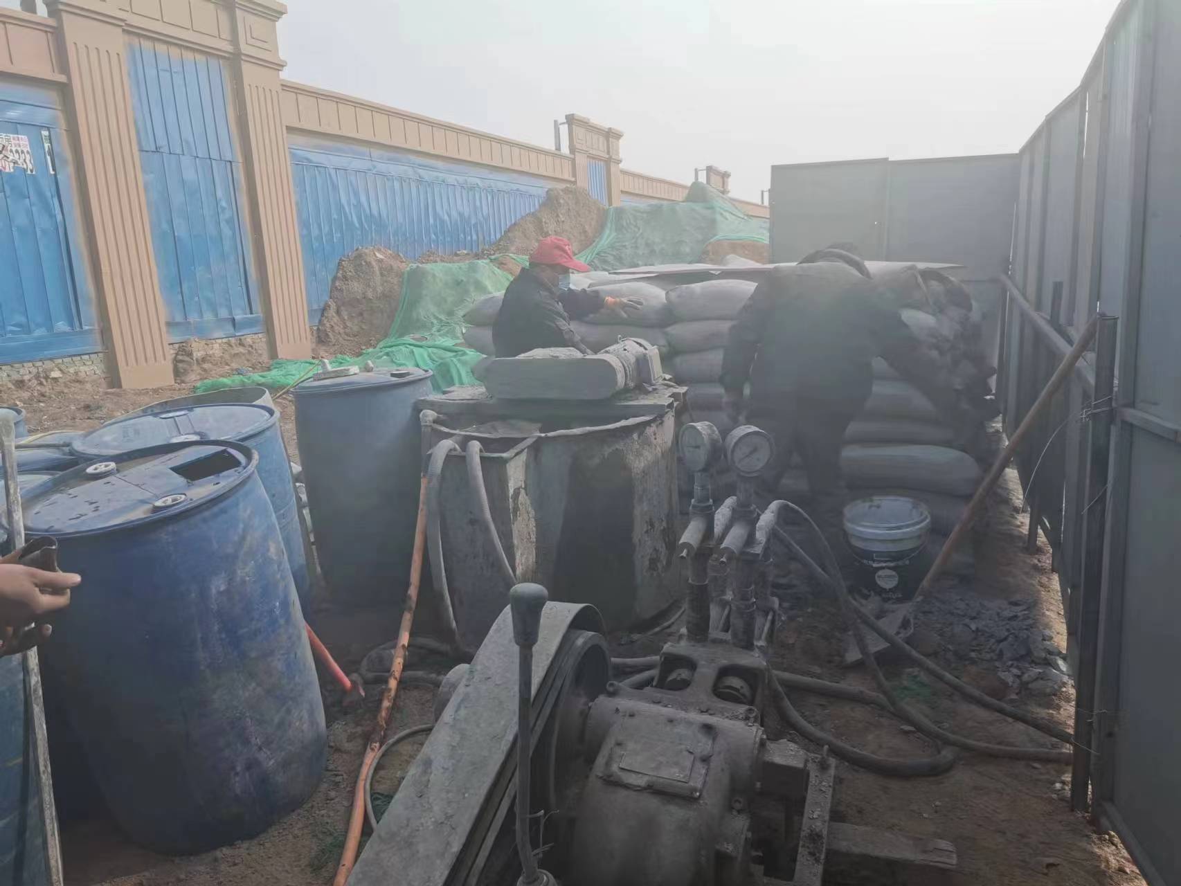 会同房屋下沉注浆